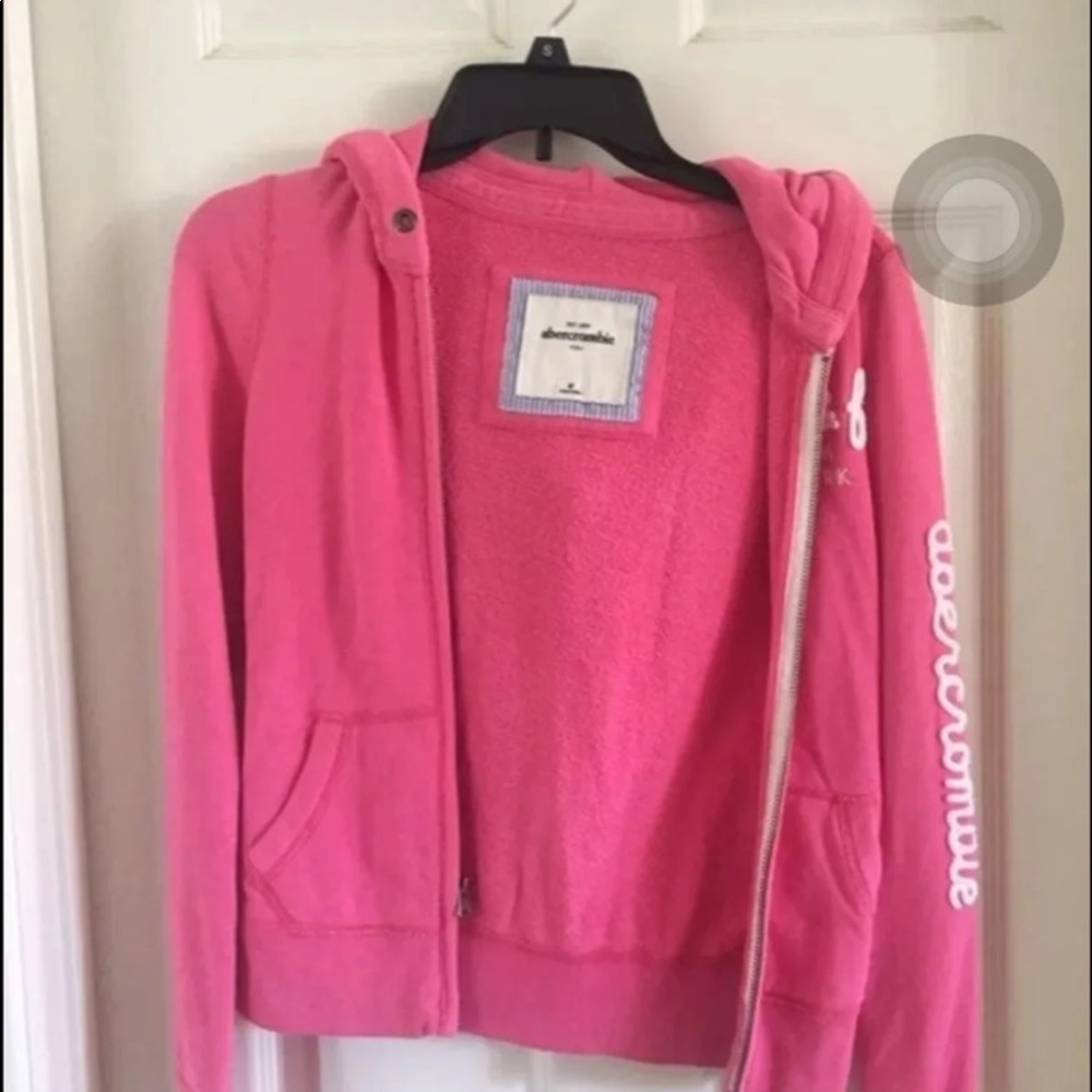 abercrombie kids dark pink jacket!